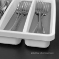 Flatware Organizer Plastic Cutlery Drawer Trays Factory